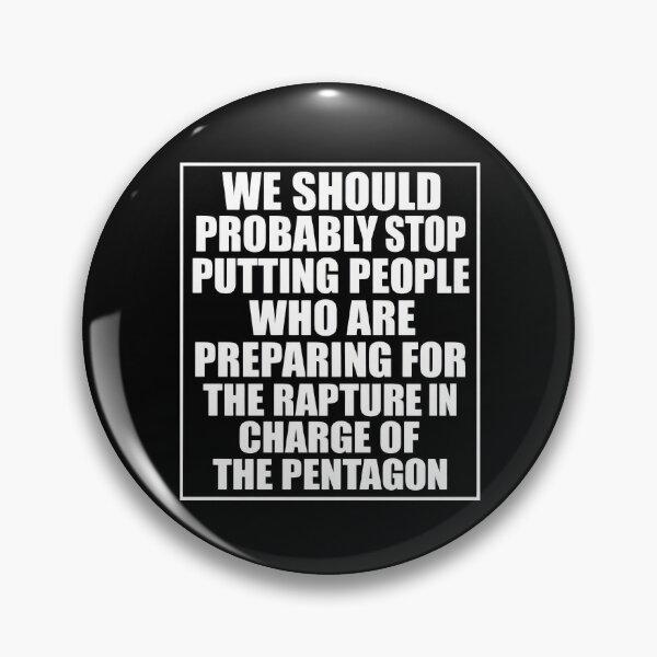 Item preview, Rapture Ready Leaders? Maybe Not – Pentagon Satirical Political Humor Shirt designed and sold by DyfunctionalTee.