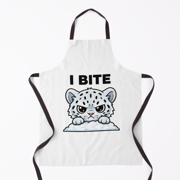 Item preview, I BITE. – Grumpy Snow Leopard Cub designed and sold by Shopex10.