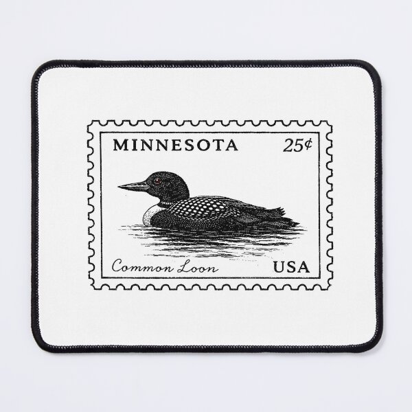 Item preview, Retro Common Loon Art Stamp Minnesota State Bird designed and sold by borenclolahroy.