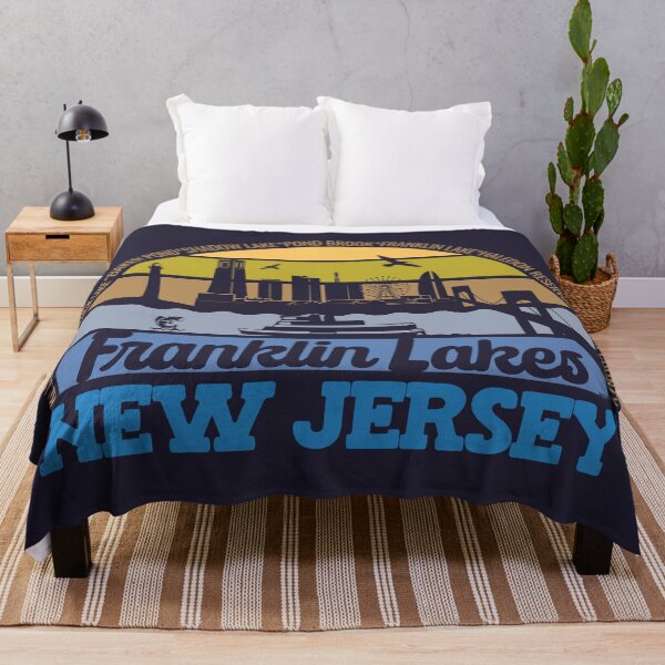 Item preview, Franklin Lakes New Jersey Sunset Retro Vintage Local Pride Logo designed and sold by CRHPOD20.