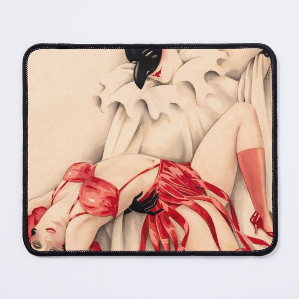 Item preview, Art Deco Illustration Vintage Burlesque Dancer Pin-Up for Retro Art Lovers designed and sold by RickE.