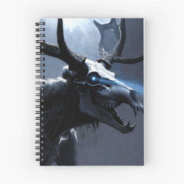 Item preview, Wendigo Skeleton Spirit Dark Fantasy Art designed and sold by MiguelTanavon.