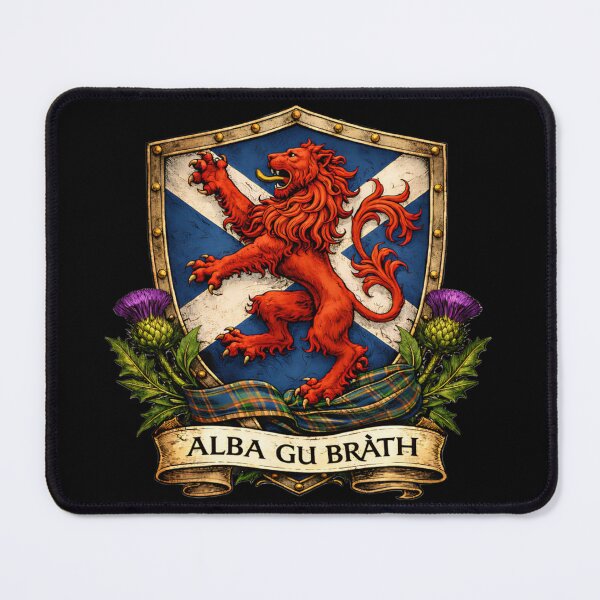 Item preview, Scottish Lion Rampant Crest Alba Gu Bràth Pride designed and sold by ArcanePrintsxo.