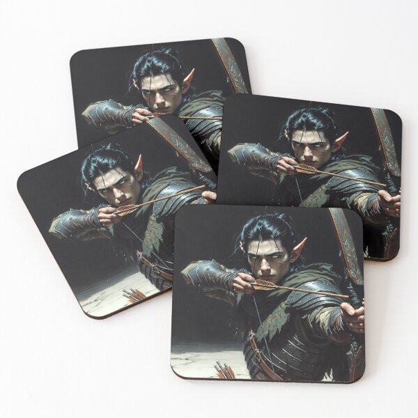 Item preview, Elven Archer Ranger Fantasy Concept Art designed and sold by MiguelTanavon.