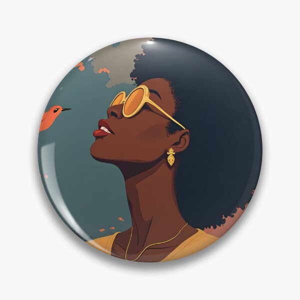 Item preview, Birds Flying - Afrocentric Woman with Birds Art designed and sold by WowDezign.