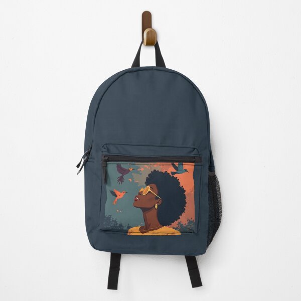 Item preview, Birds Flying - Afrocentric Woman with Birds Art designed and sold by WowDezign.