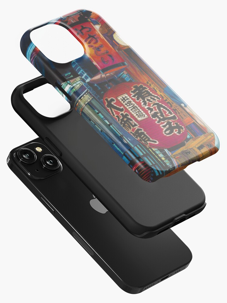 Thumbnail 2 of 4, iPhone Case, Japanese street food at night designed and sold by ErinNicholls.