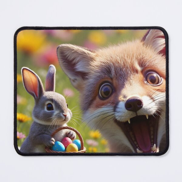 Item preview, Funny Easter Fox Selfie with Bunny Cute Holiday Graphic Adults Kids  designed and sold by Jokerstyle.
