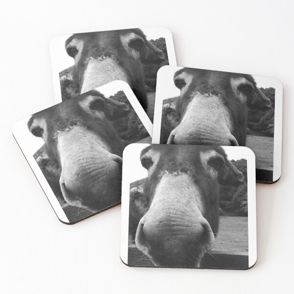 Item preview, Curious donkey looking over fence  designed and sold by BarryMayfield.