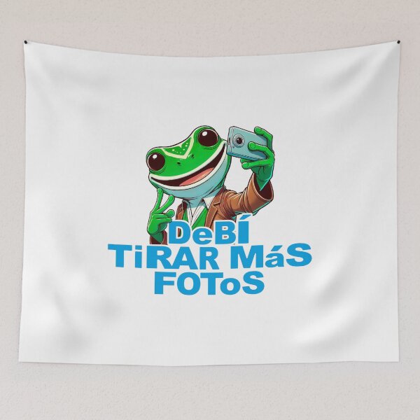 Item preview, Tirar Mas Fotos: Sapo Selfie Meme Art – Capture the Fun! designed and sold by H Jonas.