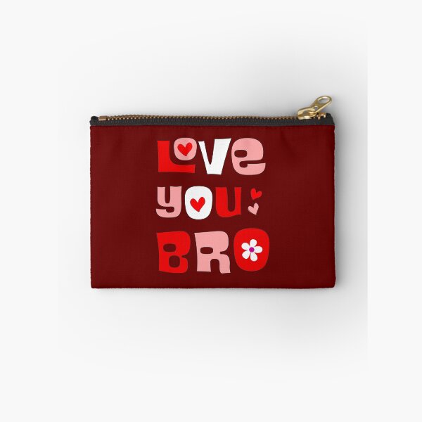 Item preview, Love You Bro Retro Bubbly Typography designed and sold by Far Out Goods.