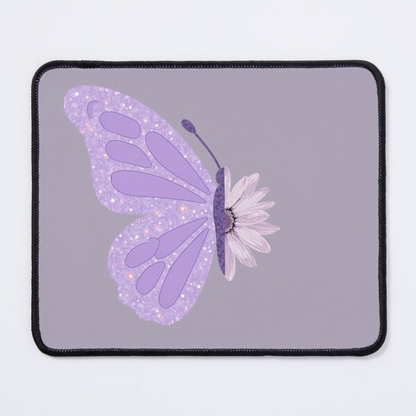 Item preview, Butterfly Flower Purple Stickers Prints Posters Wall Art Magnet Home Coffee Cup Decoration TShirt Stationary Notebook Magnet Hat Kitchen Work School Office Redbubble Shop designed and sold by Saritas Boutique Shop.
