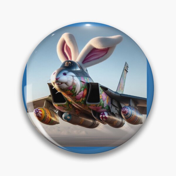 Item preview, Easter Bunny Fighter Jet 2 designed and sold by Wayne Thomson.