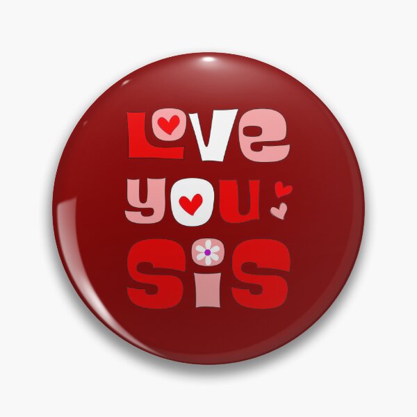 Item preview, Groovy Love You Sis – Cute Retro Hearts & Daisy Aesthetic designed and sold by Far Out Goods.