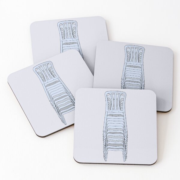 Aperçu de l'œuvre Chaises monoblocs empilables en plastique créée et vendue par shopdiego.