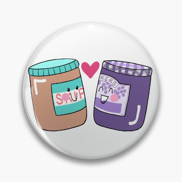 Item preview, Peanut Butter and Jelly Love designed and sold by Megan Makes Art VT.