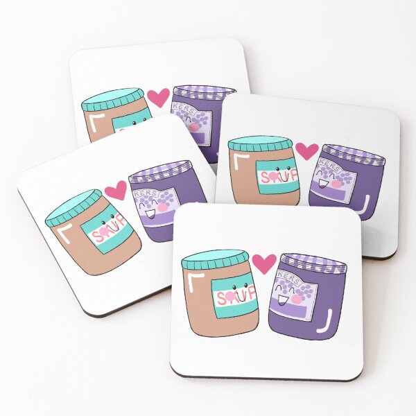 Item preview, Peanut Butter and Jelly Love designed and sold by Megan Makes Art VT.