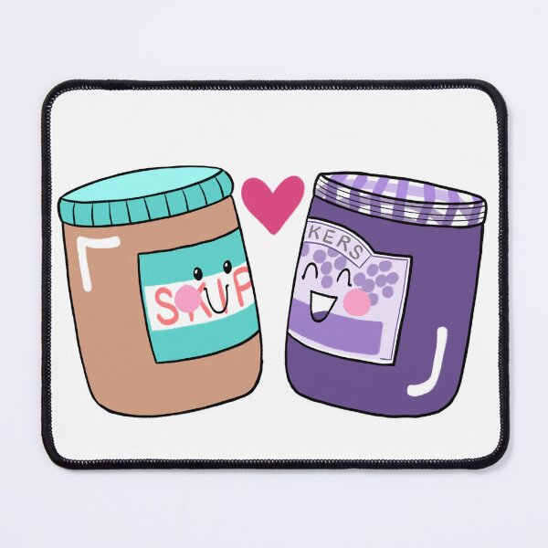 Item preview, Peanut Butter and Jelly Love designed and sold by Megan Makes Art VT.