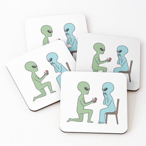 Item preview, Cosmic Alien Proposal designed and sold by Everyday Aliens.