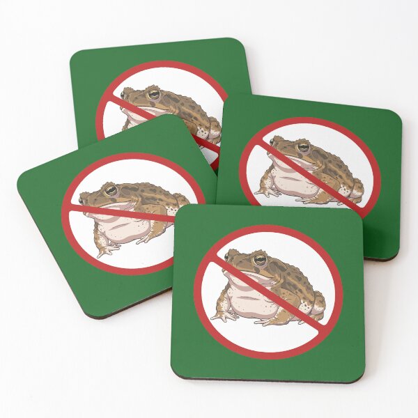 Item preview, Prohibited Sign, Cain Toad Sign, Pest Control, Novelty Sign, Frog designed and sold by AASparksDesigns.