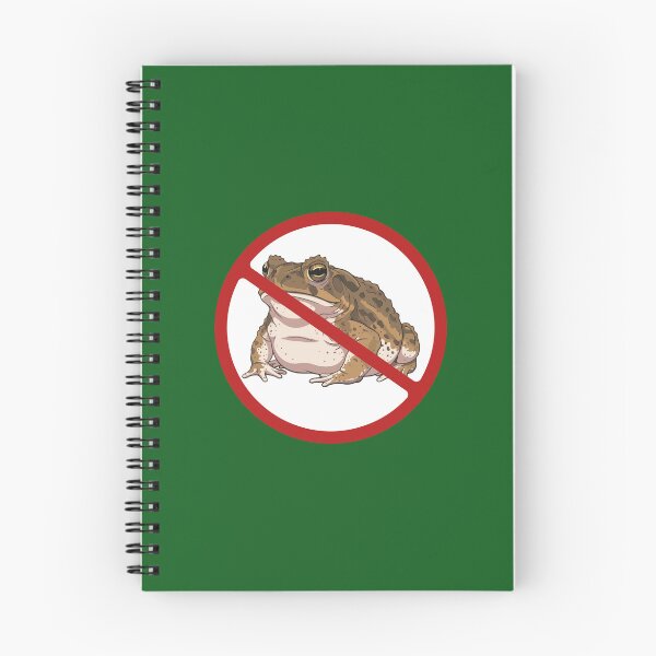 Item preview, Prohibited Sign, Cain Toad Sign, Pest Control, Novelty Sign, Frog designed and sold by AASparksDesigns.