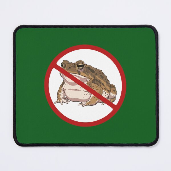 Item preview, Prohibited Sign, Cain Toad Sign, Pest Control, Novelty Sign, Frog designed and sold by AASparksDesigns.