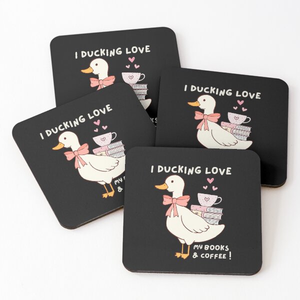 Item preview, I ducking love my books and coffee! designed and sold by Renea Lee.