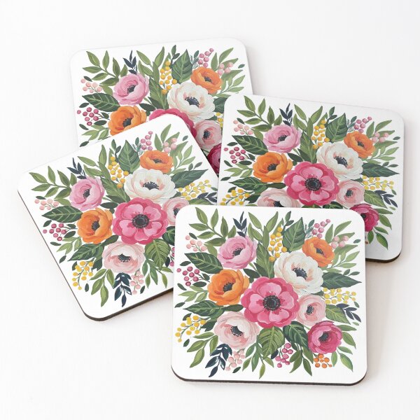 Item preview, Modern botanical floral art designed and sold by Kiraguapa.