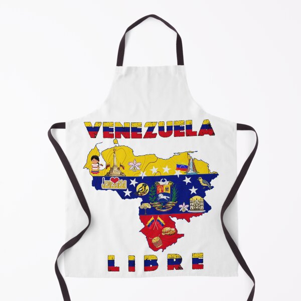 Item preview, Venezuela Libre - Free Venezuela map | Venezuelan heritage map | Venezuela flag map designed and sold by Youngkev-arts.