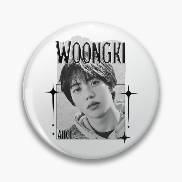 Item preview, AHOF Woongki Kpop Boy group Scrapbook Collage Cozy Y2K Vintage Design designed and sold by HELL0WBELLO.