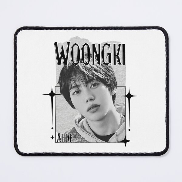 Item preview, AHOF Woongki Kpop Boy group Scrapbook Collage Cozy Y2K Vintage Design designed and sold by HELL0WBELLO.