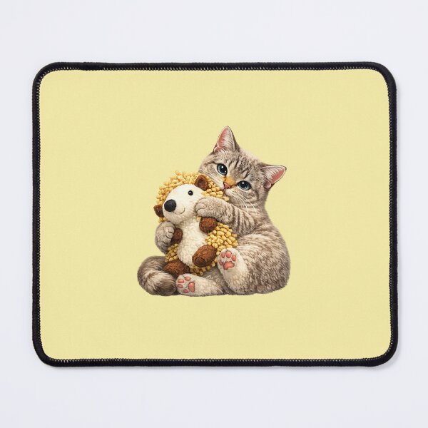 Item preview, kitten hugging its teddy bear designed and sold by PasoaPaso2025.