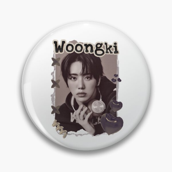 Item preview, AHOF Woongki Kpop Boy group Scrapbook Collage Cozy Y2K Vintage Design designed and sold by HELL0WBELLO.