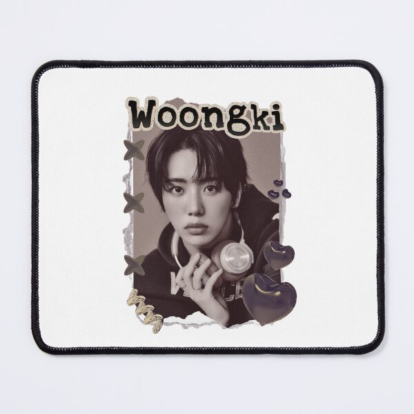 Item preview, AHOF Woongki Kpop Boy group Scrapbook Collage Cozy Y2K Vintage Design designed and sold by HELL0WBELLO.
