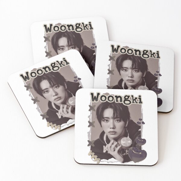 Item preview, AHOF Woongki Kpop Boy group Scrapbook Collage Cozy Y2K Vintage Design designed and sold by HELL0WBELLO.