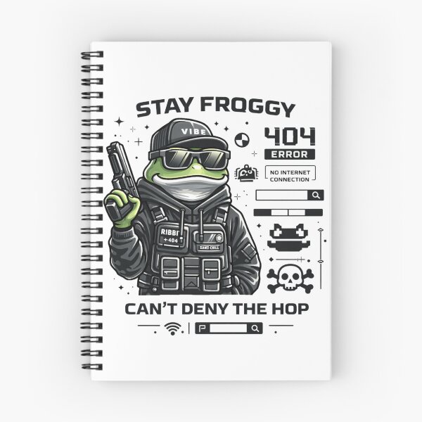Item preview, Stay Froggy – Tactical Meme Streetwear Design designed and sold by Inkae Studio.