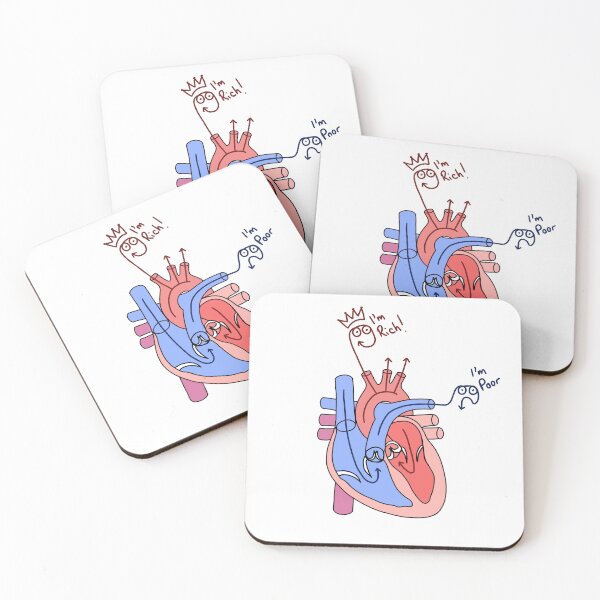 Item preview, Blood Flow of the Human Heart designed and sold by PaigePolyArt.