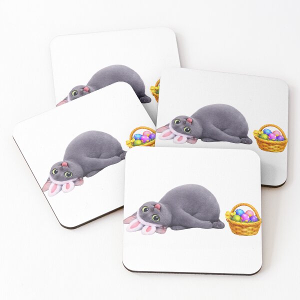 Item preview, Easter Japanese Bobtail Cat designed and sold by Sillytoe.
