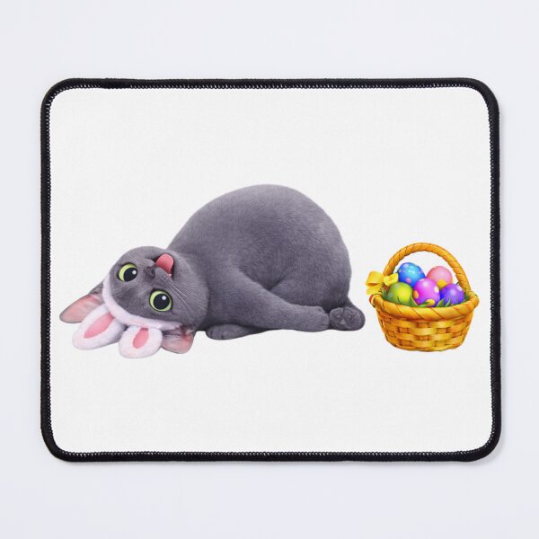 Item preview, Easter Japanese Bobtail Cat designed and sold by Sillytoe.