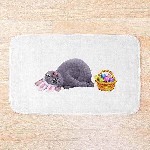 Item preview, Easter Japanese Bobtail Cat designed and sold by Sillytoe.