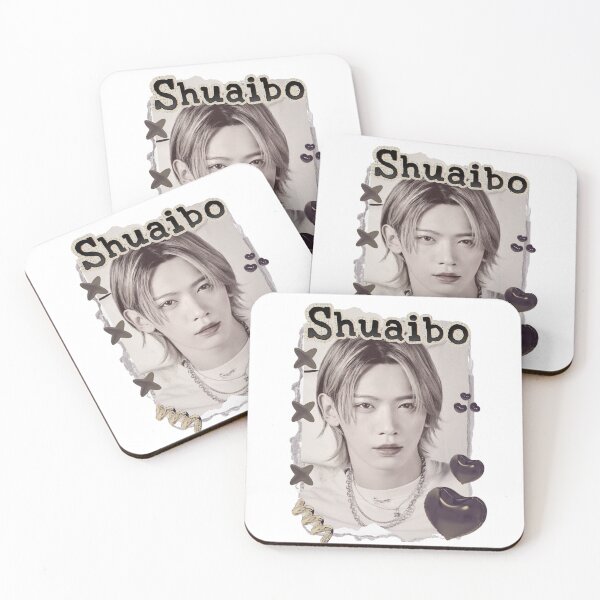 Item preview, AHOF Shuaibo Kpop Boy group Scrapbook Collage Cozy Y2K Vintage Design designed and sold by HELL0WBELLO.