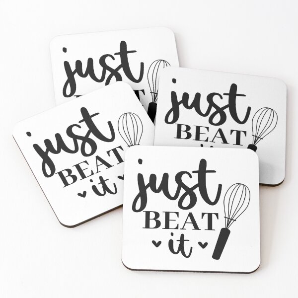 Item preview, Just Beat It Funny Kitchen Quote - Humorous Whisk Baking & Cooking Art designed and sold by FuzionRaptor.