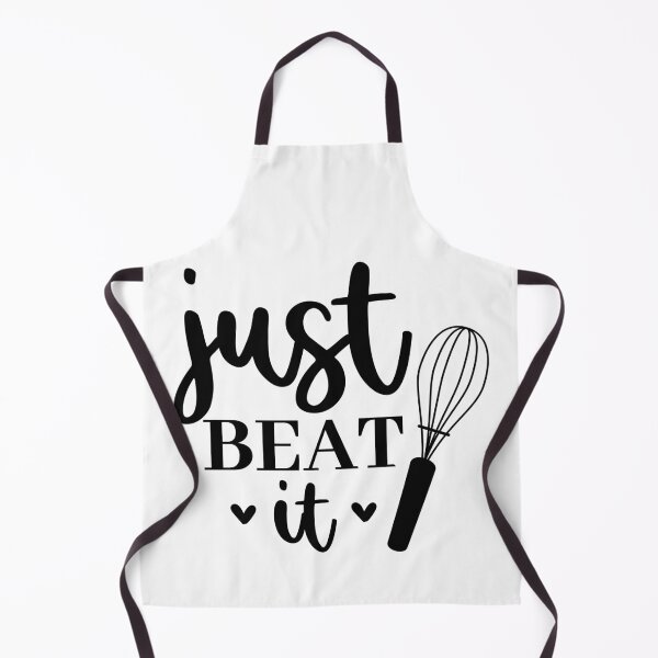 Item preview, Just Beat It Funny Kitchen Quote - Humorous Whisk Baking & Cooking Art designed and sold by FuzionRaptor.