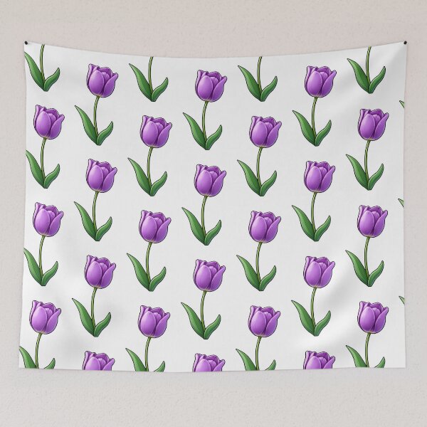 Item preview, Purple Tulip in Full Bloom Spring Flower designed and sold by Fikuall.