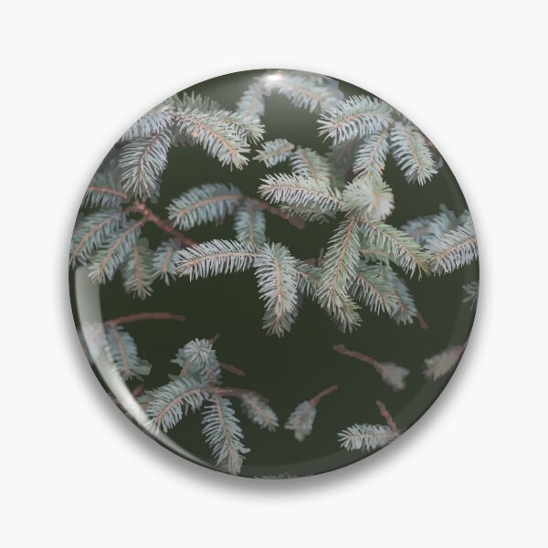 Item preview, Pine Branch Pattern on Dark Background designed and sold by Arturo Daniel Garcia Palomo.