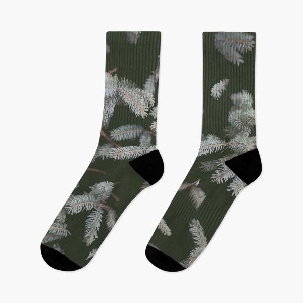 Item preview, Pine Branch Pattern on Dark Background designed and sold by Arturo Daniel Garcia Palomo.