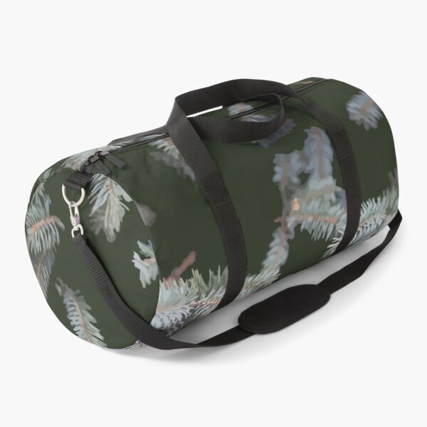Item preview, Pine Branch Pattern on Dark Background designed and sold by Arturo Daniel Garcia Palomo.