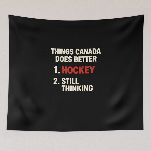 Item preview, Things Canada Does Better Than America Hockey Funny Canada Hockey Shirt designed and sold by VibeOffline Studio.