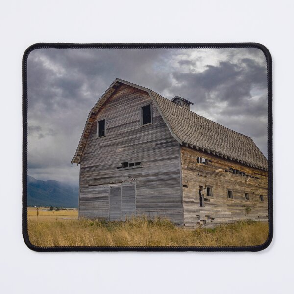 Item preview, Montana Barn on Cloudy Day designed and sold by InlandStyle.