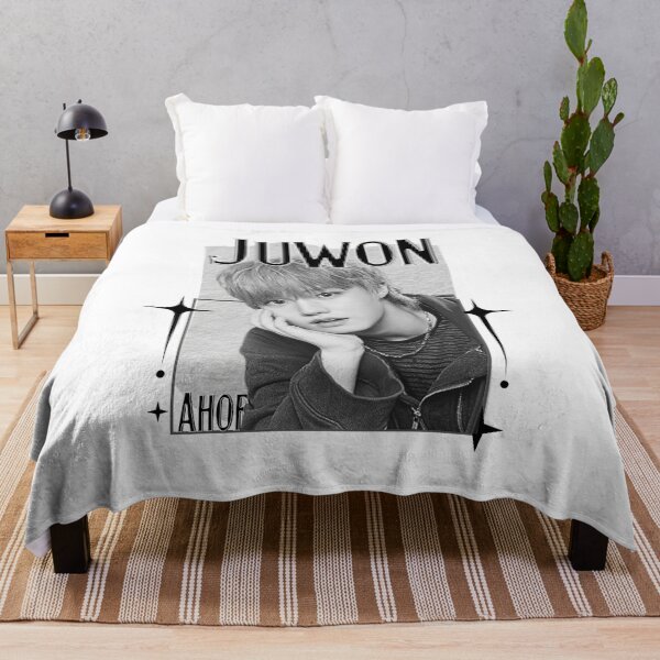 Item preview, AHOF Juwon Kpop Boy group Scrapbook Collage Cozy Y2K Vintage Design designed and sold by HELL0WBELLO.